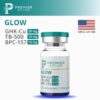 Research peptides for scientific study GHK-Cu, TB-500, BPC-157.