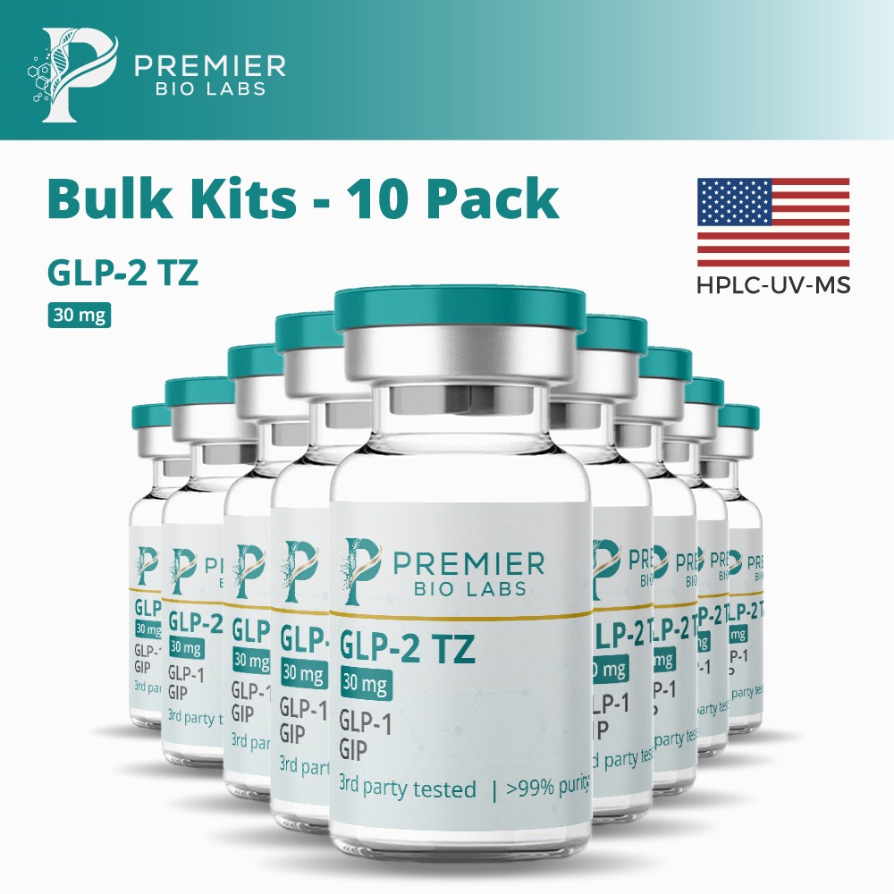 Peptide research kit with GLP-2 TZ for scientific study, research chemicals.