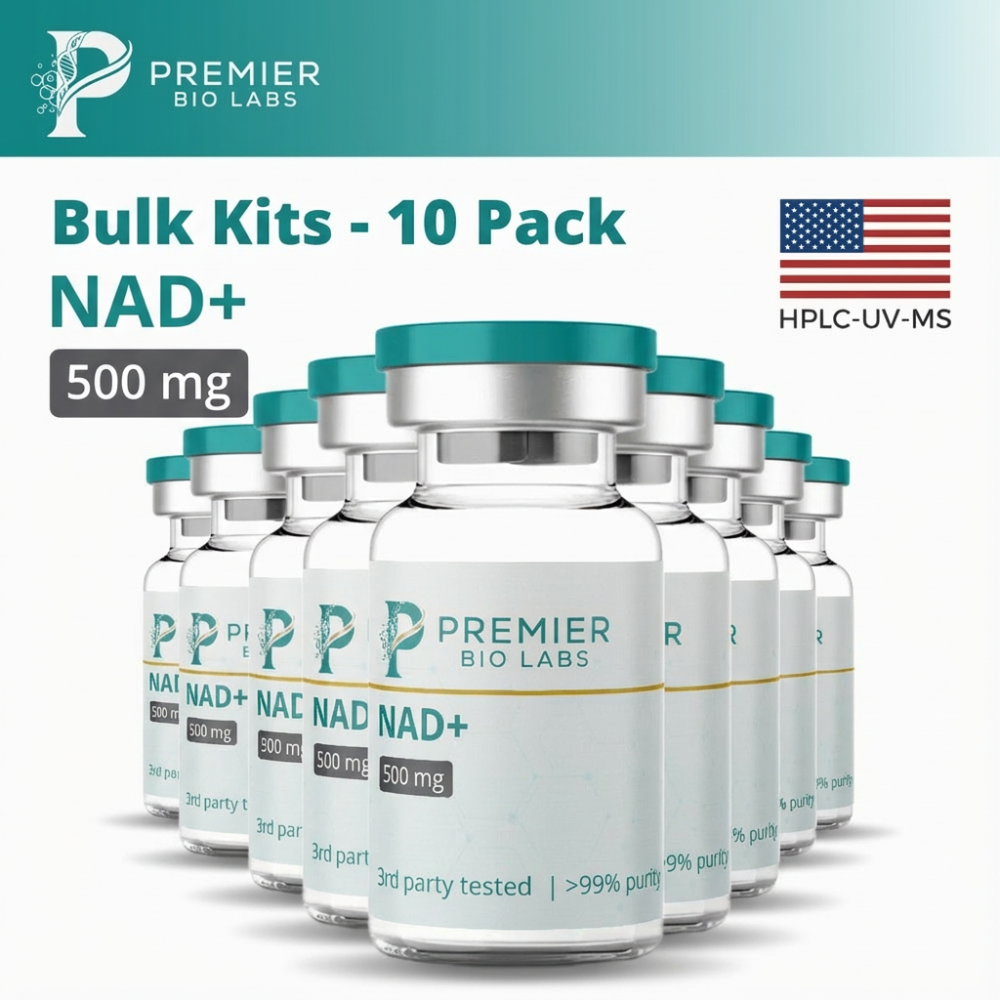 NAD+ 500mg Bulk Kit 10 Pack